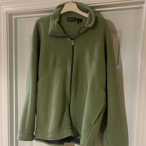 Patagonia Sage Green Zip-Up Fleece - Men’s XL